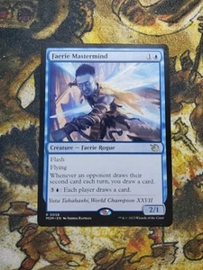 MTG Magic the Gathering Faerie Mastermind (58/548) March of the Machine LP - Bild 1 von 2