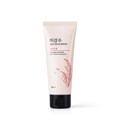 The Face Shop Rice Water Bright Foaming Cleanser 100ml | Korean Face Wash - image 1 of 4