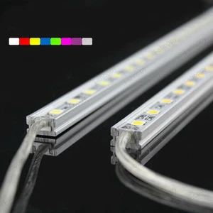 Outdoor Lighting 2x30-LED SMD 5050 Hard Strip Light Waterproof Lamp 12V 50cm - Picture 1 of 17