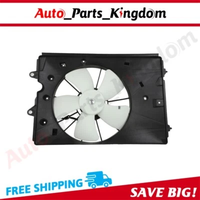 Radiator Cooling Fan Assembly For 2009 2010 2011 2012-2015 Honda Pilot 3.5L - Image 1 of 4