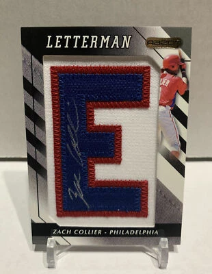 2008 Razor Letterman Zach Collier #ZC-E Rookie Auto RC /20 - Image 1 of 2