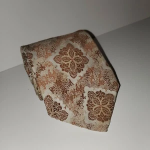 LILY DACHĖ Vintage breite Krawatte hellbraun und braun - Bild 1 von 6