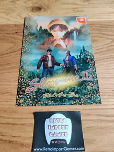 SUPER RARE Shenmue 2 Pamphlet Sega Dreamcast Japan Ryo Hazuki Shenhua Ren Joy - Picture 1 of 3