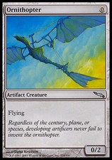 1x Ornithopter Mirrodin MtG Magic Artifact Uncommon 1 x1 Card Cards