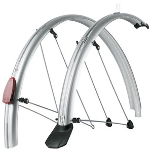 SKS Chromoplastic 700c Bike / Cycle Mudguard Set - Silver - 35mm Wide - Picture 1 of 1