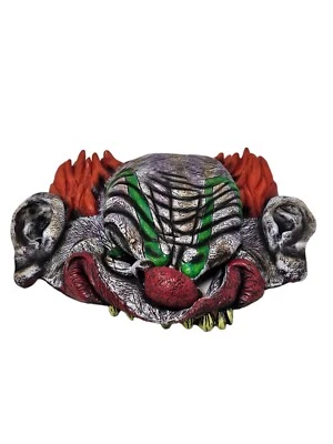 Vintage 2002 Scary Clown The Fright Asylum Halloween Disguise Horror Mask U - Image 1 of 3
