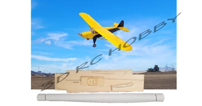 Piper Cub Special PA-11 30" Wingspan R/C Airplane Laser Cut Balsa Ply Short Kit - Image 1 of 3