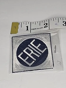 Silver Blue Erie Railway Railroad Train Patch - Picture 1 of 2