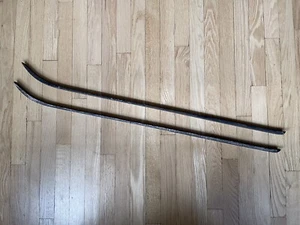 Vintage Antique Sled Sleigh Iron Metal Runners approx 40" long - Picture 1 of 24