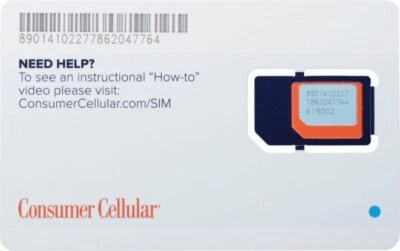 Consumer Cellular All-in-One SIM Card