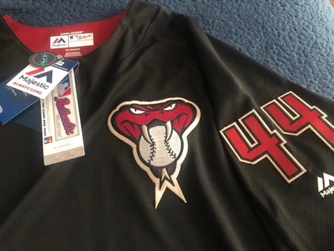 Arizona Diamondbacks Paul Goldschmidt Majestic Batting Shirt XXL - NWT Cover
