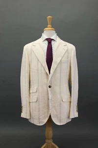 NWT$9495 Brunello Cucinelli Men "Sartoria Solomeo" Striped 2Pc Suit 50/40US A252 - Picture 1 of 15