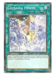 Tarjeta Crusadia Power CYHO-EN055 Común Yu-Gi-Oh Inglés 1a Edición Nueva - Imagen 1 de 3