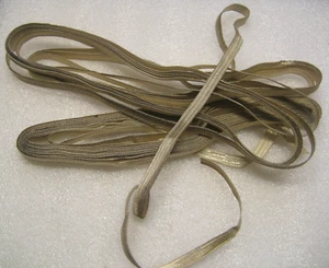 Bundeswehr Silber RANG METALLISIERTE GEFLOCHTENE TRESSE L-140", L-1/2", Vintage - Bild 1 von 2