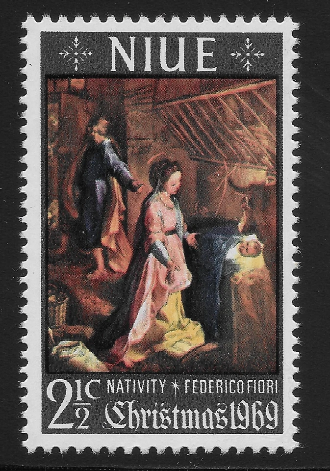 Niue Scott #121, Single 1969 Christmas FVF MNH - Image 1 of 1