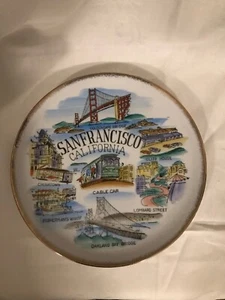 San Francisco Souvenir Plate - Picture 1 of 3