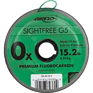 Airflo Sightfree G5 Premium 20 libbre Punta in fluorocarbon - 30 iarde - NUOVO! - Foto 1 di 1
