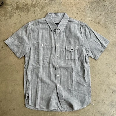Camisa HUF Cigarette Pocket Chambray Manga Corta Mediana Foto 1 de 4