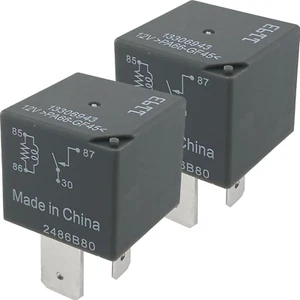 2-Pack 13306943 Relay - 40A 12VDC 4-Pin SPST Automotive Relay - Compatible with  - Picture 1 of 12