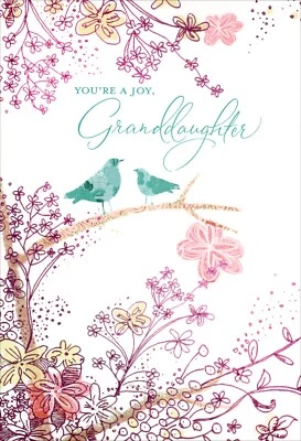 Cartão religioso FELIZ PÁSCOA PARA NETA, pássaros azuis por Hallmark + envelope - Imagem 1 de 4