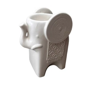 Partylite Jonathan Adler Elephant Tealight Candle Holder Votive Holder White - Picture 1 of 7