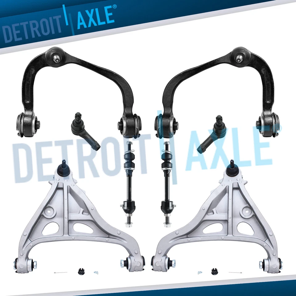 Front Upper Lower Control Arm Tierod Sway Bar for 2005 - 2008 Ford F-150 Mark LT - Image 1 of 4