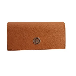 TORY BURCH Cuero Saffiano Naranja Gafas de Lectura Estuche Oro Logo 63 - Imagen 1 de 6
