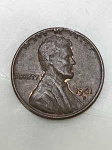 1961 D Us 1 Cent Coin Error - Picture 1 of 3