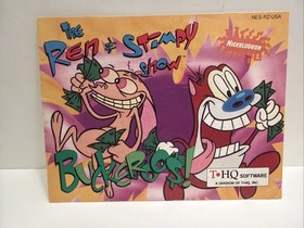 Ren and Stimpy Show Buckeroos! Instruction Booklet manual - no game NES Nintendo