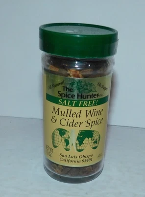 BOTELLA SELLADA NUEVA EN CAJA THE SPICE HUNTER VINO CALIENTE Y ESPECIAS DE SIDRA 1,5 OZ Foto 1 de 4