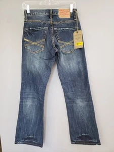 NEW John B. Stetson 1014 Rocker Boot Leg 100% Cotton Jeans Size 28x30 - Picture 1 of 6