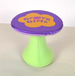 Groovy Girls Plush Round Table - Purple and Green - Approximately 5" - Picture 1 of 5
