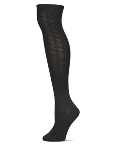 Women's Textured Rib Knit Over The Knee Warm Sock - Picture 1 of 6