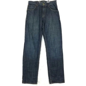 Levi's Silver Tab Mens Jeans Baggy 00's Blue Denim Wide Leg Medium Dark 32x38 - Picture 1 of 12