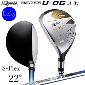 Left-Handed HONMA BERES U-06 2Star Hybrid U22 22deg S-Flex ARMRQ X 52 2S - Picture 1 of 8