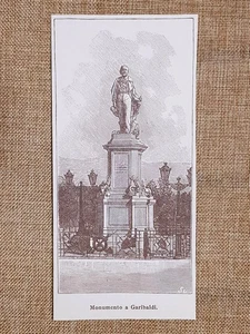 Reggio Calabria nell'800 Monumento a Garibaldi - Picture 1 of 1