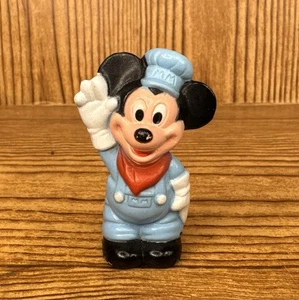 Vintage Mickey Mouse Train Conductor 2” Vinyl Figure - Picture 1 of 9