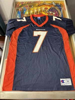 Camiseta De Colección John Elway Denver Broncos | Campeón Talla 44 | Naranja Azul Marino NFL Foto 1 de 4