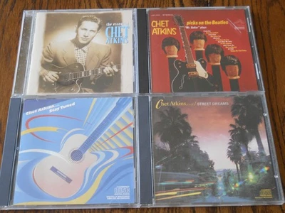 Chet Atkins- Four CD Lot (Essential, Beatles, Stay Tuned, Street Dreams) - Imagem 1 de 4