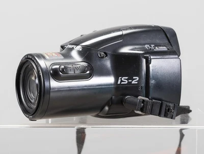 Olympus IS-2 353mm Film "Bridge" Camera, 35-135mm Zoom Lens, Tested and Working - Image 1 of 4