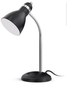 Metal Desk Lamp, Eye-Caring Table Lamp, Study Lamps with Flexible Goose Neck ... - Picture 1 of 3