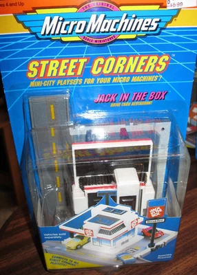Micro Machines Street Corners Jack in the Box Drive Thru juego set sellado en paquete Foto 1 de 3