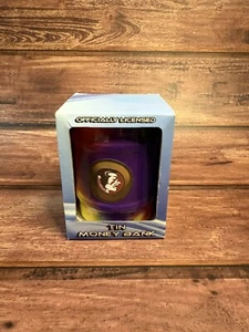 FSU Tin Piggy Bank Can Officially Licensed - Picture 1 of 5