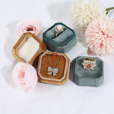 Jewelry Box Stain Resistant Storage Holiday Wedding Ring Box Easy to Open