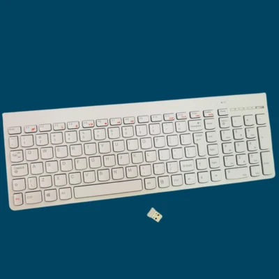 USA layout white wireless keyboard for lenovo SK-8861 - Image 1 of 4