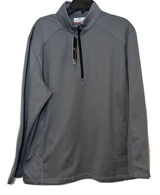 Pullover de golf Grand Slam Performance gris para hombre talla XL 1/4 cremallera UV nuevo con etiqueta Foto 1 de 4