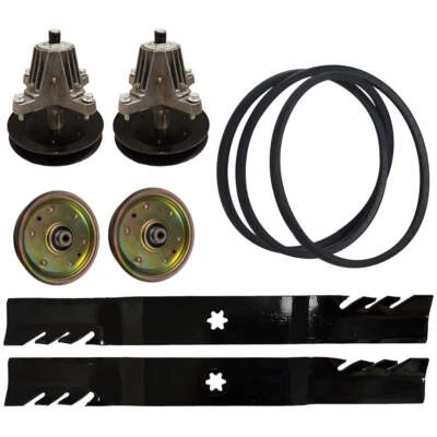 PROVEN PART 42" Mower Deck Rebuild Kit Spindles Blades For MTD Yard Machines
