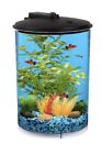 Koller Products 3 Gallonen Tropical 360 View Nano Fischtank mit Powerfilter & LED
