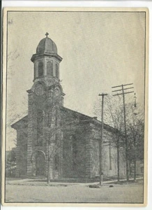 VINTAGE B&W CHRISTMAS CARD,CHURCH OF CHRIST~TITUSVILLE,PA - Picture 1 of 2
