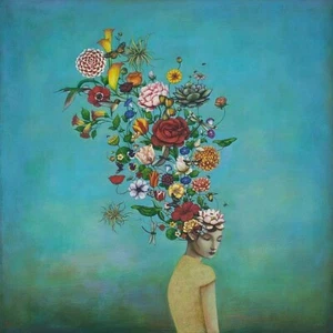A Mindful Garden ART PRINT by Duy Huynh image size 30" x 20" - Picture 1 of 1